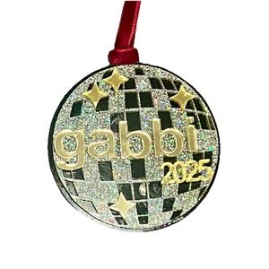 Dancing with the stars mirrorball ornament Gabbi 2025 3x3"